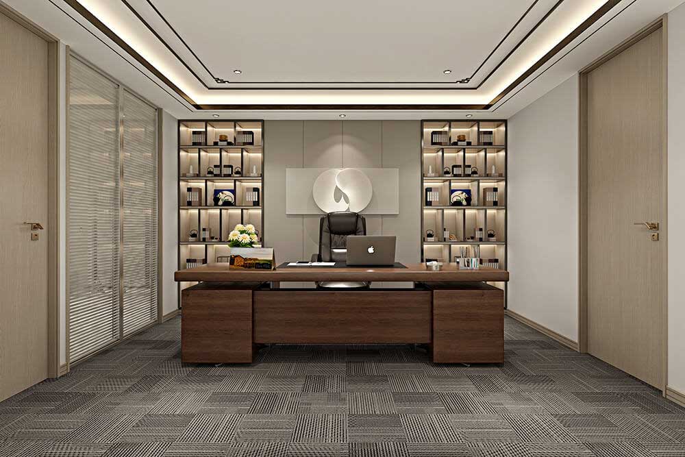 600平米國(guó)企辦公室裝修效果圖-600平米國(guó)企辦公空間設(shè)計(jì)