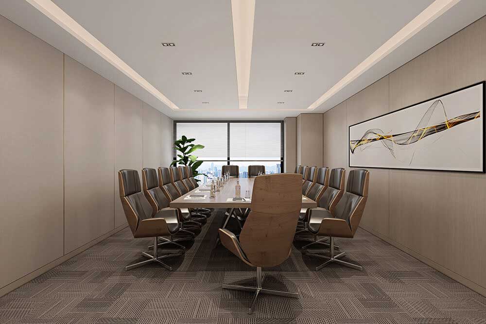 600平米國(guó)企辦公室裝修效果圖-600平米國(guó)企辦公空間設(shè)計(jì)