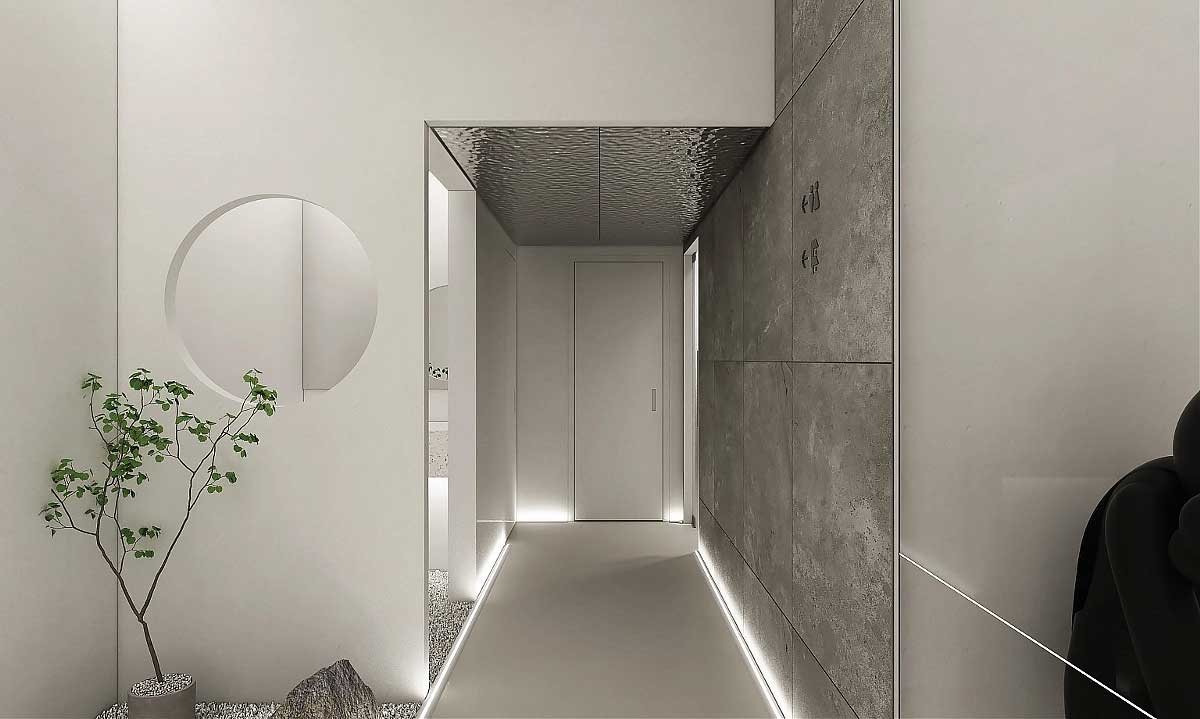 簡(jiǎn)約辦公空間設(shè)計(jì)-鄭州辦公室裝修效果圖