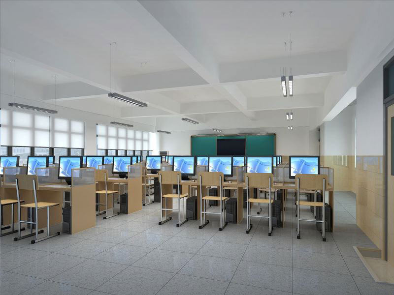 鄭州畫室辦公空間設(shè)計-教室裝修設(shè)計效果圖