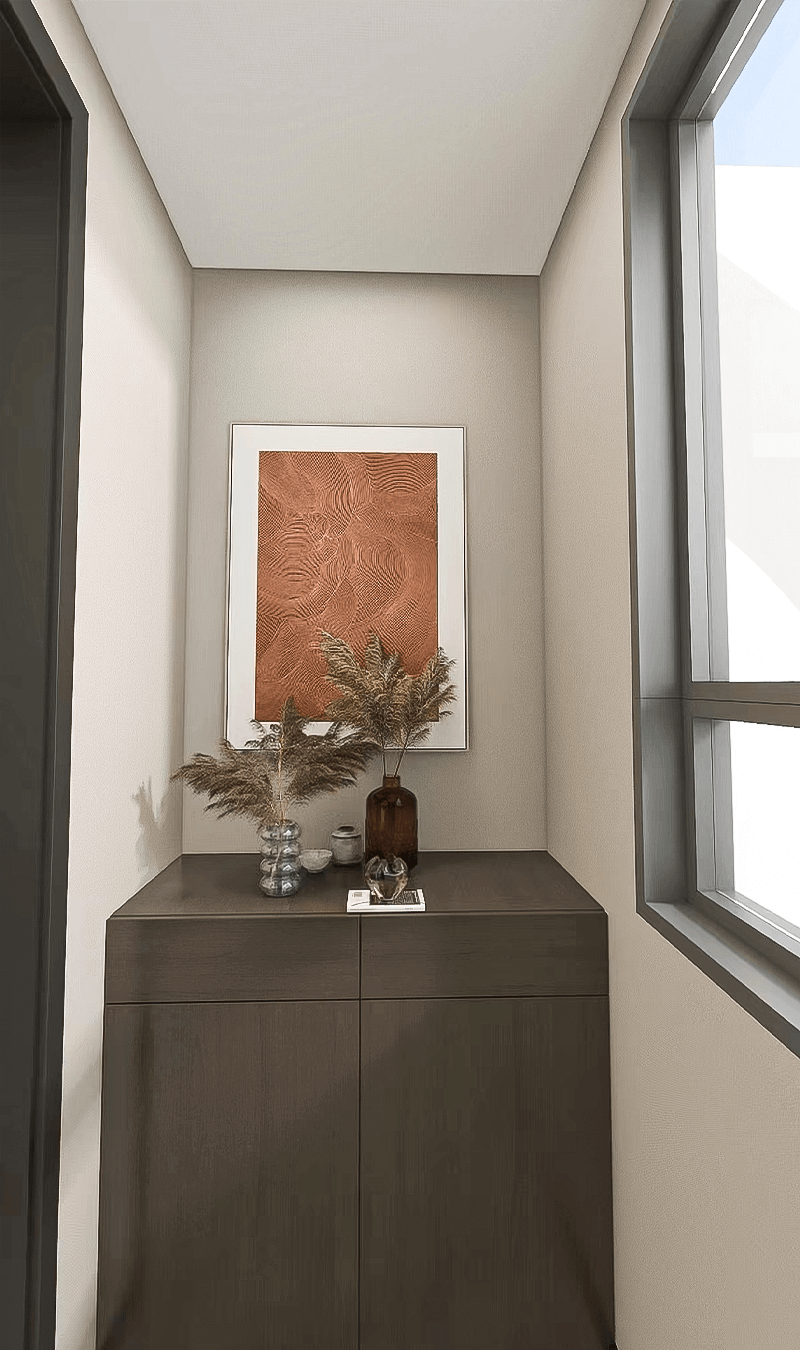 150平米新中式三居室裝修設計效果圖