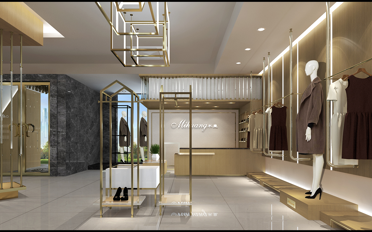 230平米品牌服裝門店裝修設(shè)計(jì)效果圖