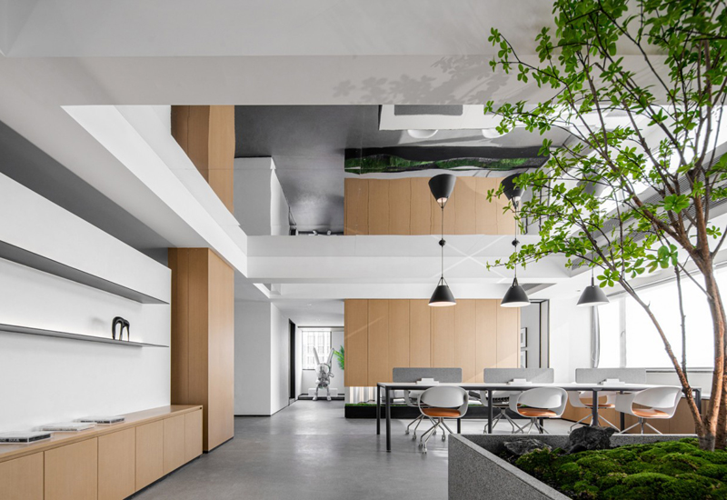 新鄉(xiāng)廠房辦公樓改造裝修設計效果圖