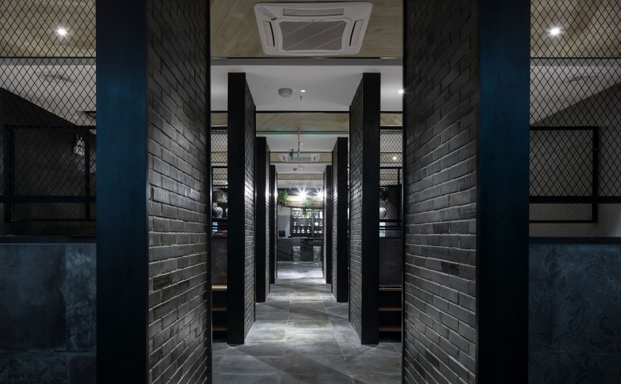 420平米中式酸菜魚餐館裝修設(shè)計效果圖