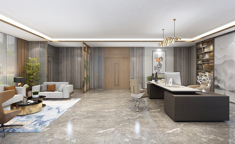 2600平米集團(tuán)辦公樓裝修設(shè)計效果圖