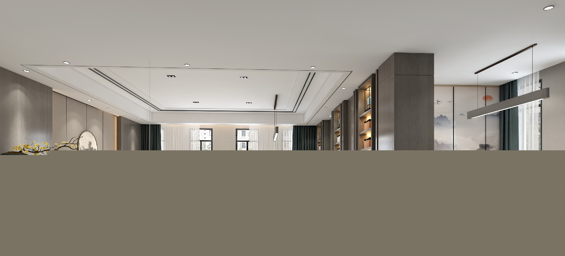 1500平米辦公室裝修設(shè)計效果圖