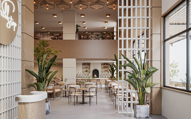 400平米靜語(yǔ)茶舍裝修設(shè)計(jì)效果圖