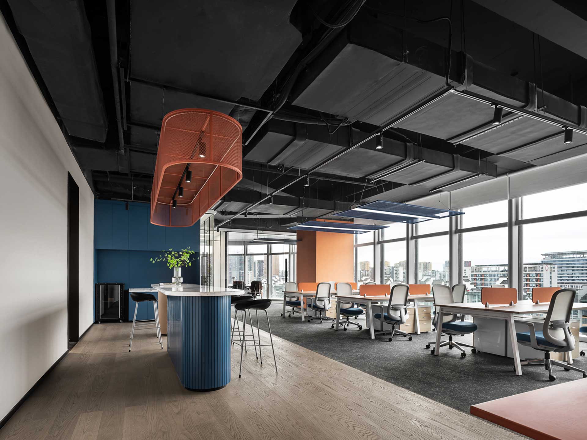 270平米企業(yè)辦公室設計裝修效果圖