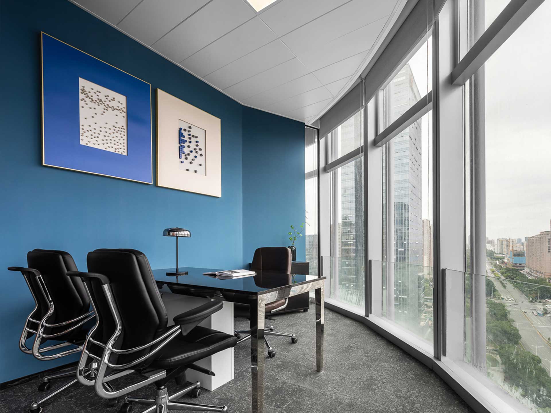 270平米企業(yè)辦公室設計裝修效果圖