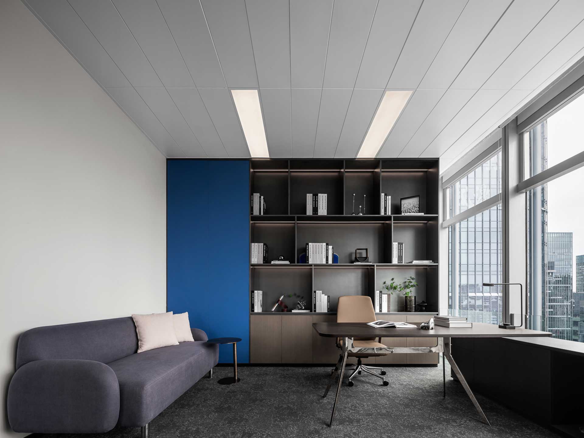 270平米企業(yè)辦公室設計裝修效果圖