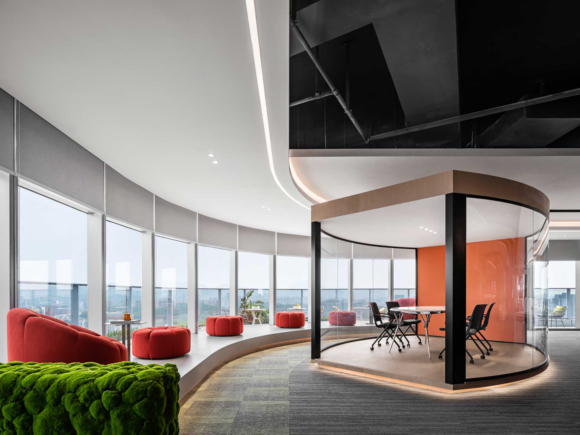 1050平米辦公室設(shè)計(jì)裝修效果圖