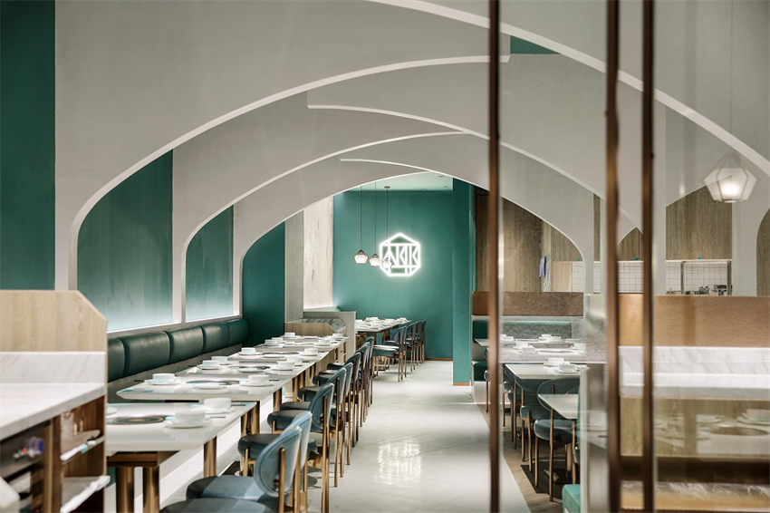 300平米椰子雞火鍋店設(shè)計效果圖