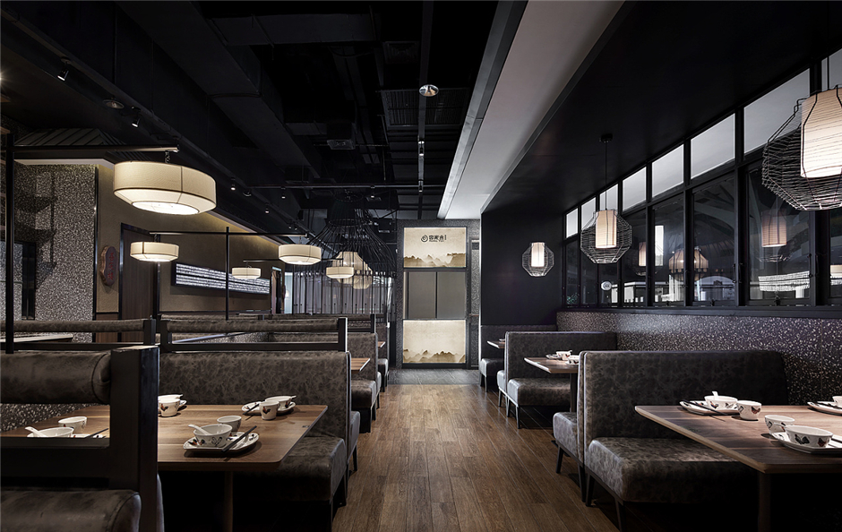 340平米現(xiàn)代中餐廳裝修設計效果圖