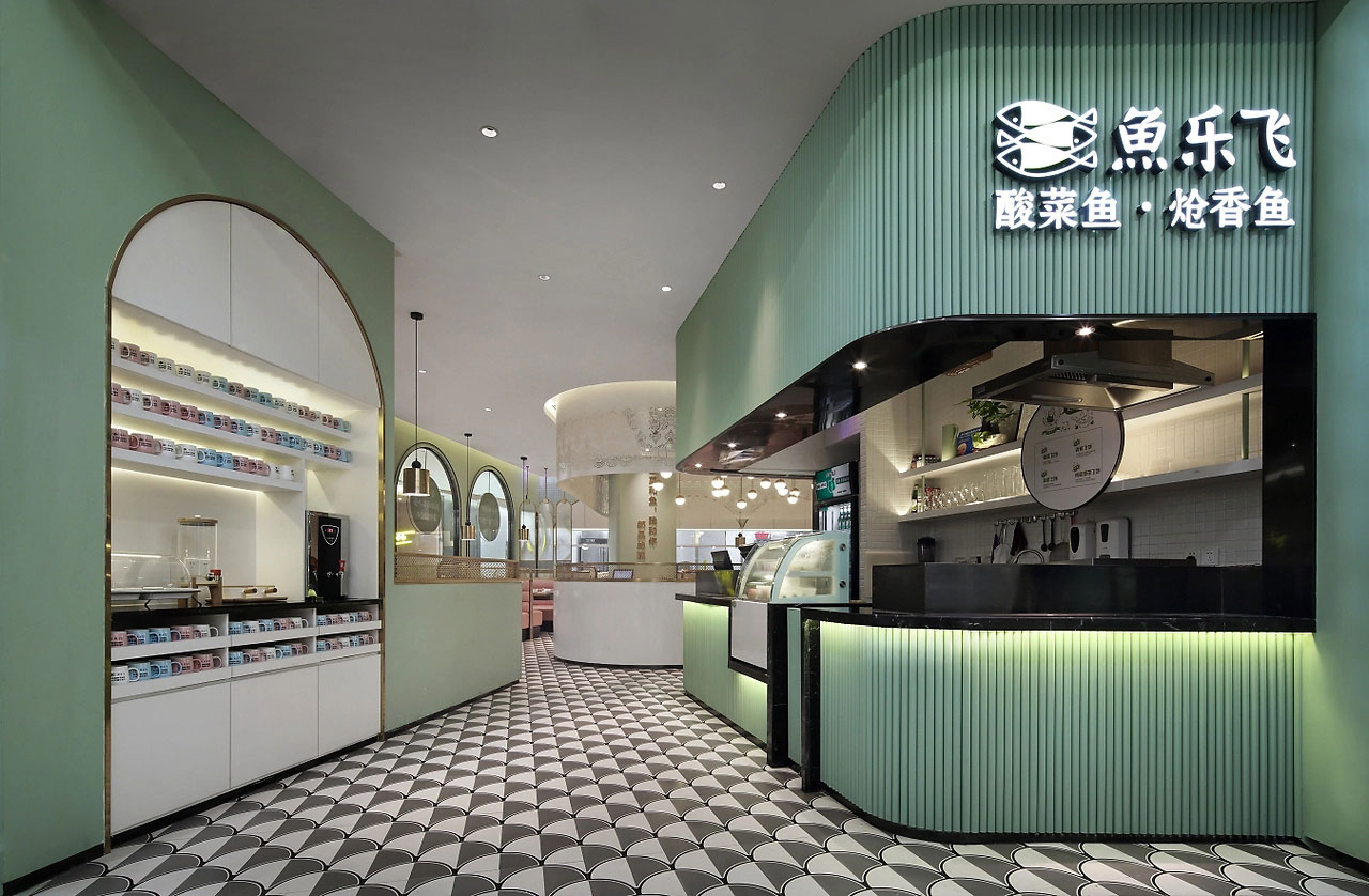 264平米酸菜魚(yú)餐廳裝修設(shè)計(jì)效果圖