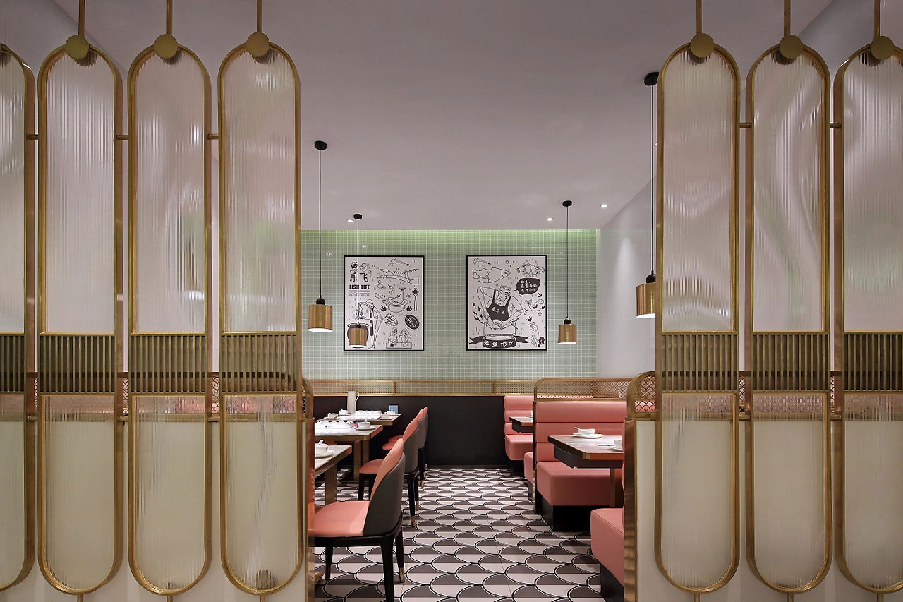 264平米酸菜魚(yú)餐廳裝修設(shè)計(jì)效果圖