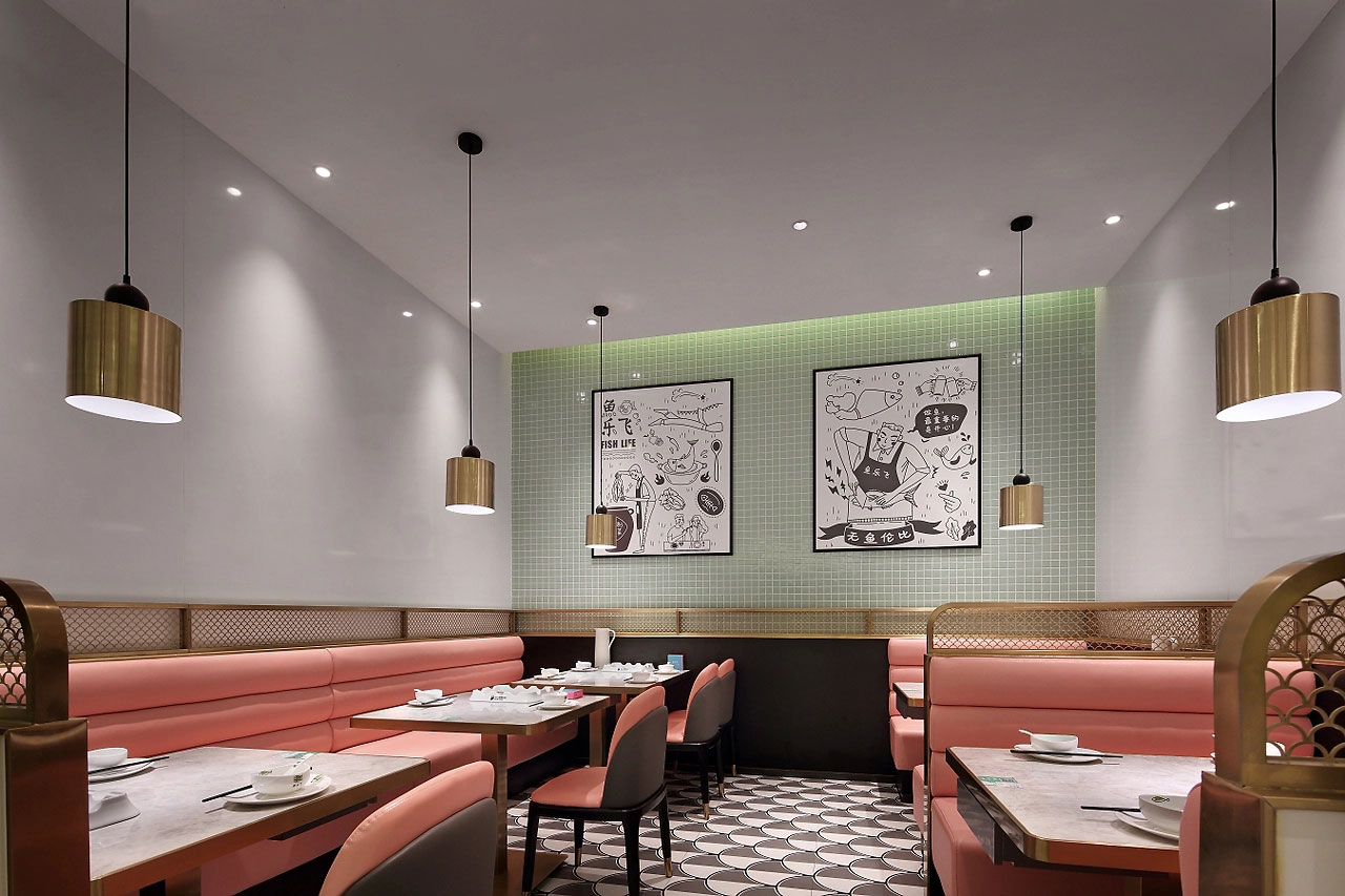 264平米酸菜魚(yú)餐廳裝修設(shè)計(jì)效果圖
