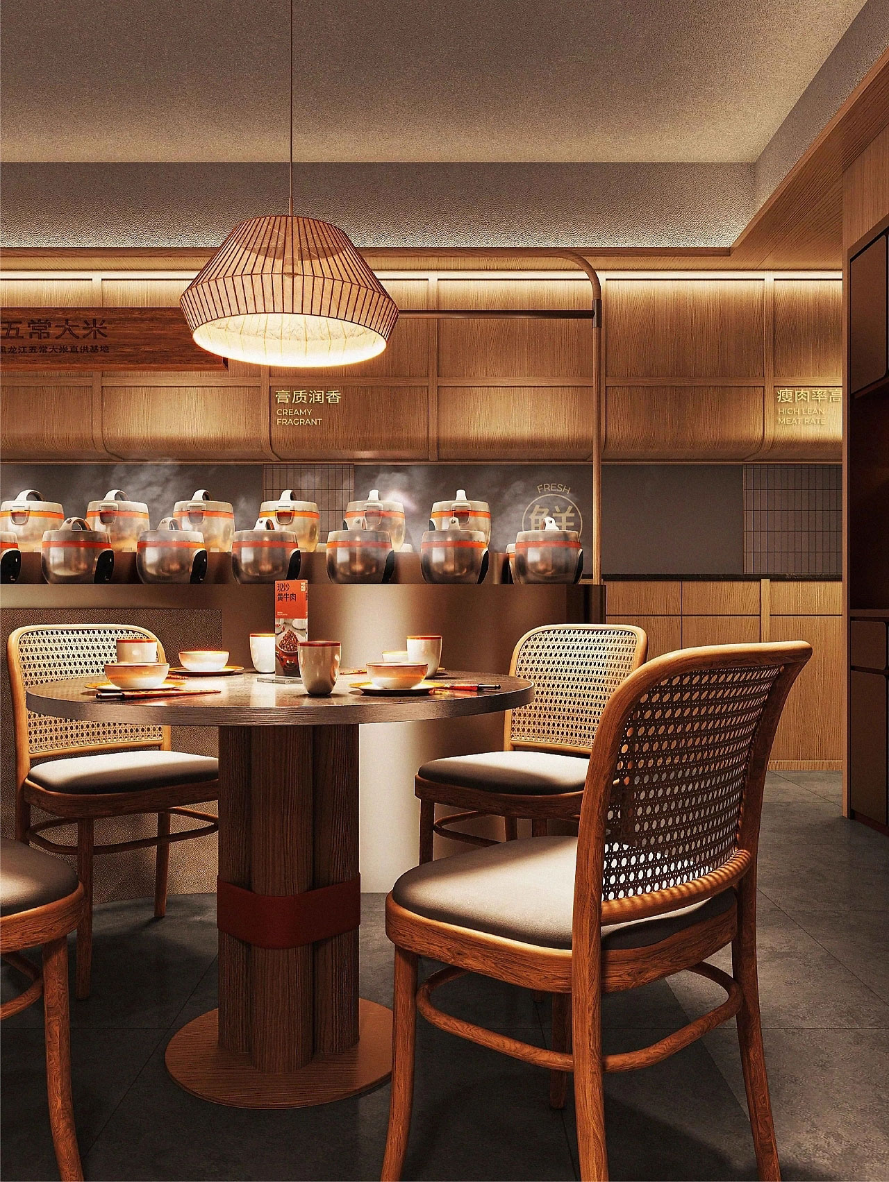 220平米湘菜小炒店面裝修設(shè)計效果圖