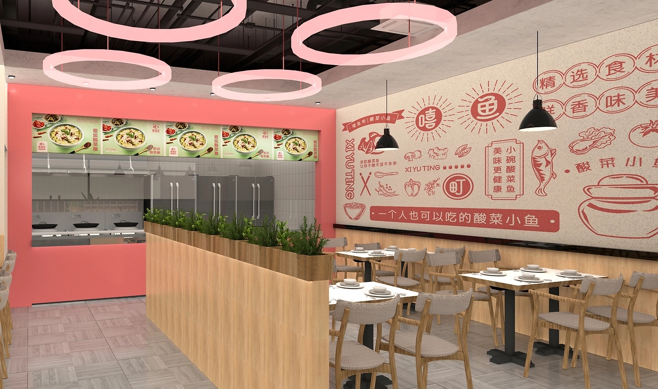 在鄭州開一家120平米餐飲店簡單裝修費用多少錢