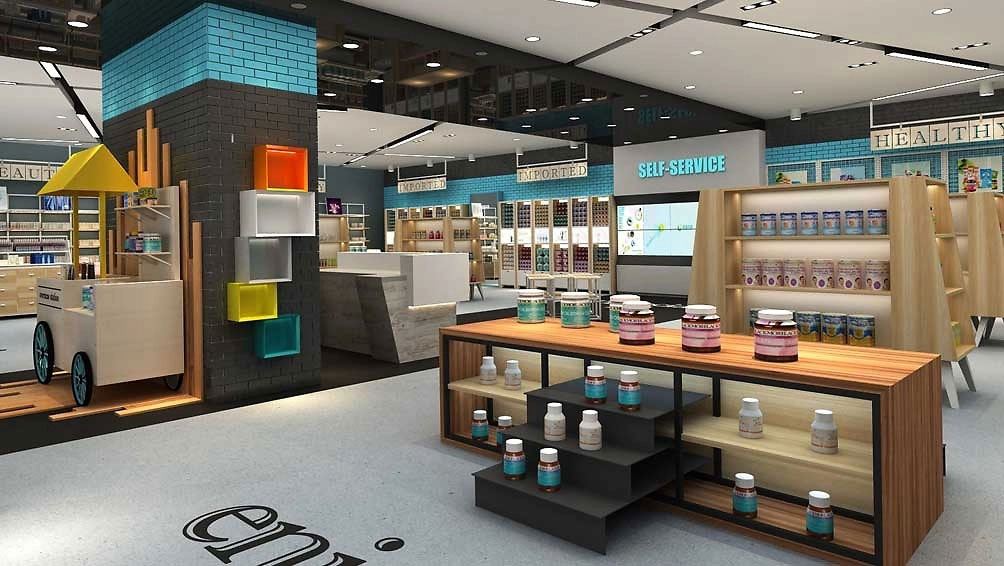 200平米全球優(yōu)品便利店裝修設(shè)計效果圖