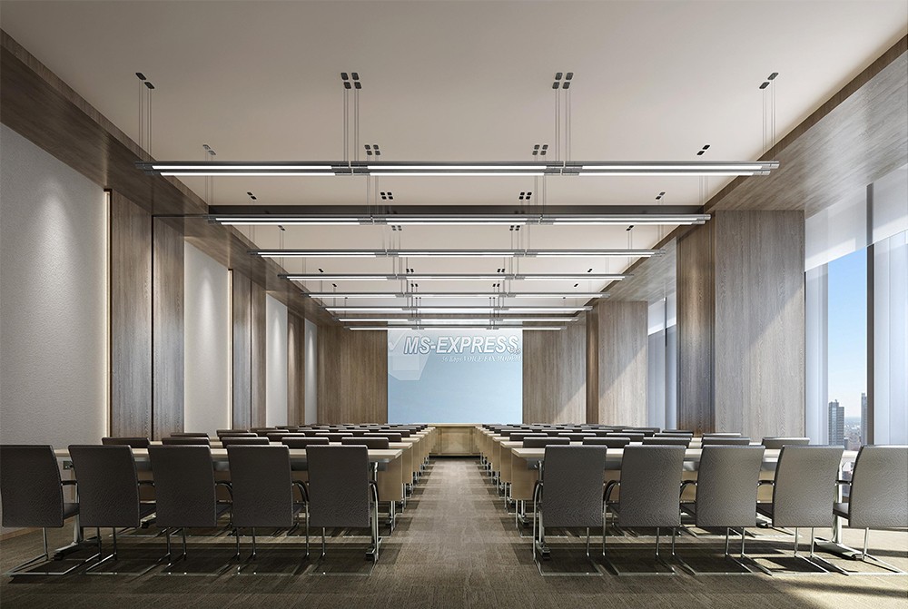 1300平米地產(chǎn)公司辦公樓設(shè)計效果圖