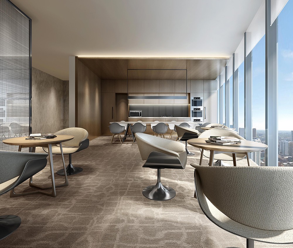 1300平米地產(chǎn)公司辦公樓設(shè)計效果圖