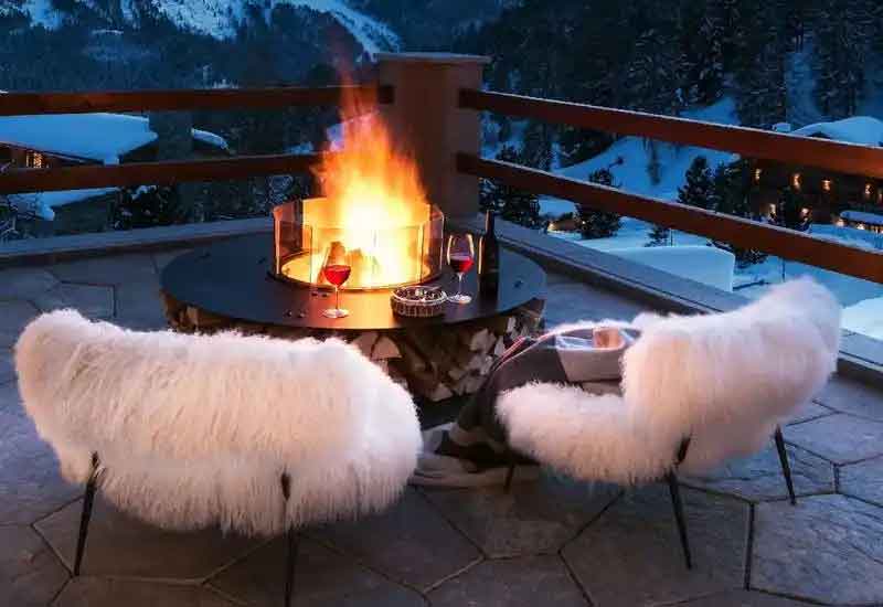 鄭州別墅裝修設(shè)計(jì)：別墅的戶外壁爐設(shè)計(jì)與施工