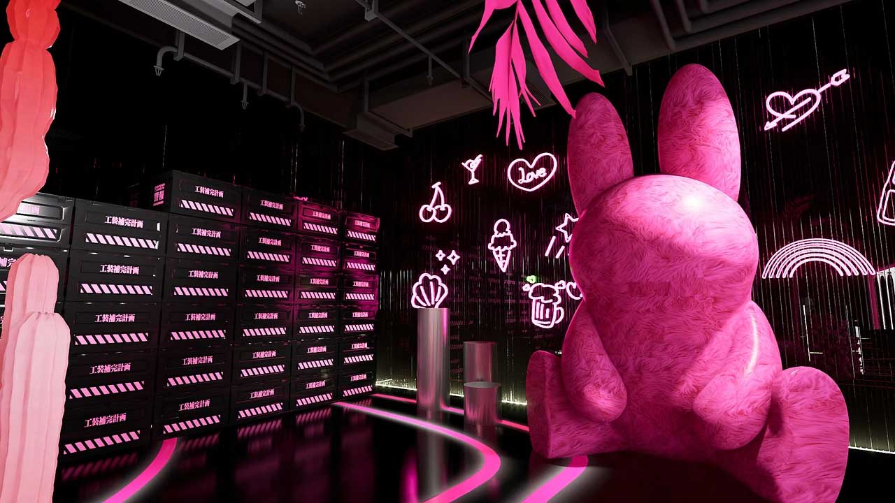 85平米鄭州直播間設(shè)計(jì)效果圖