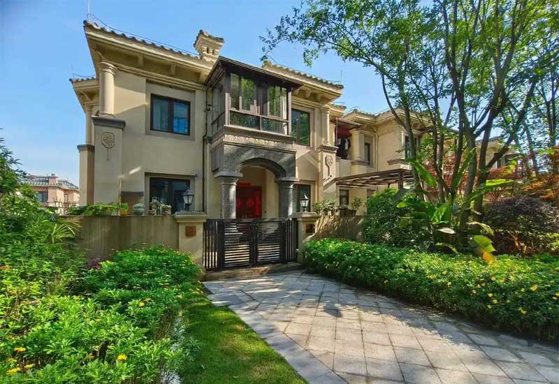 鄭州別墅設(shè)計(jì)：聯(lián)排別墅的庭院與室內(nèi)融合設(shè)計(jì)