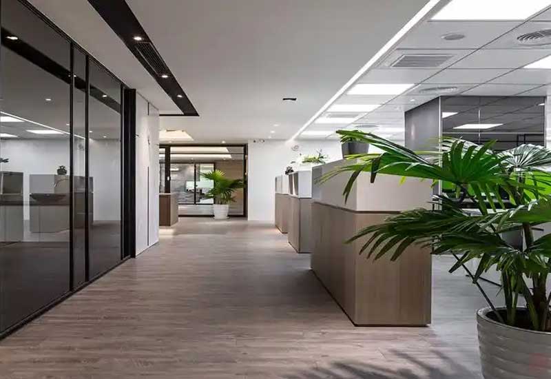 鄭州寫(xiě)字樓裝修設(shè)計(jì)的照明方案：不同區(qū)域的燈光選擇