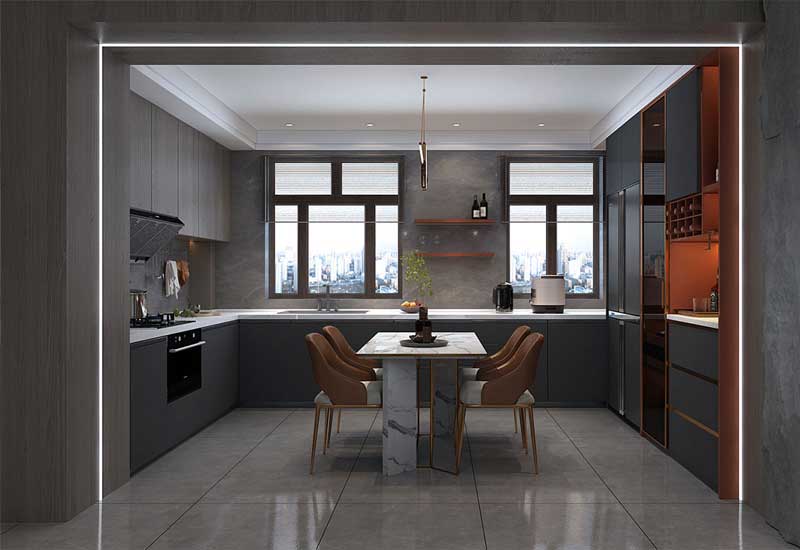 鄭州家裝設(shè)計：廚房動線混亂？3招優(yōu)化"黃金三角"操作區(qū)