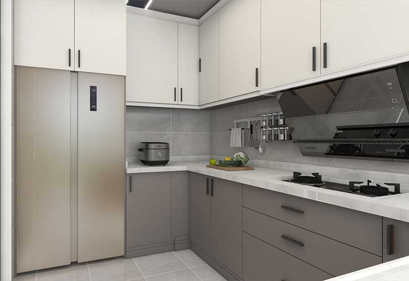 鄭州室內(nèi)裝修設計：廚房瓷磚怎么選？防滑及 易清潔款式