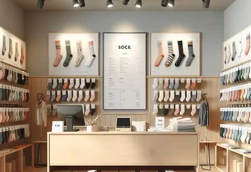 鄭州襪子配飾店裝修，收納空間決定經(jīng)營效率 