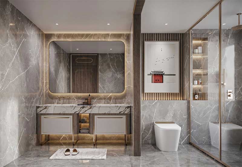 鄭州家裝設(shè)計(jì)：衛(wèi)生間太小，干濕分離布局方案