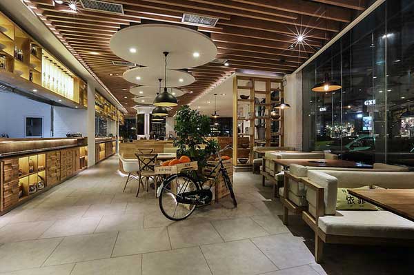 450平米連鎖餐飲店裝修設(shè)計(jì)效果圖