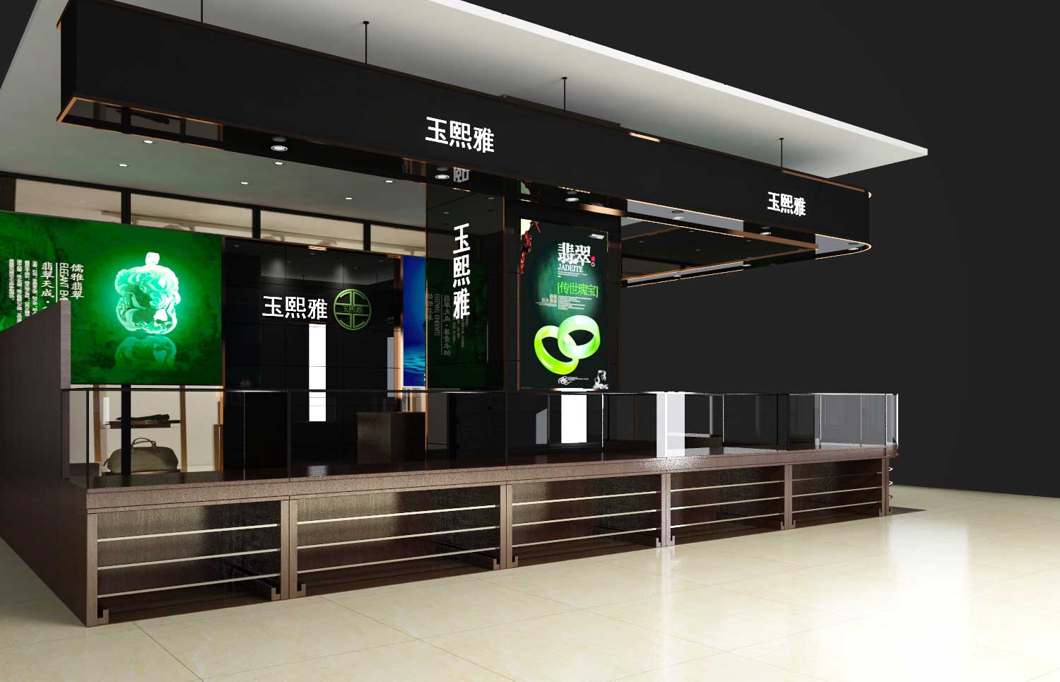 45平米珠寶首飾連鎖店裝修設(shè)計(jì)