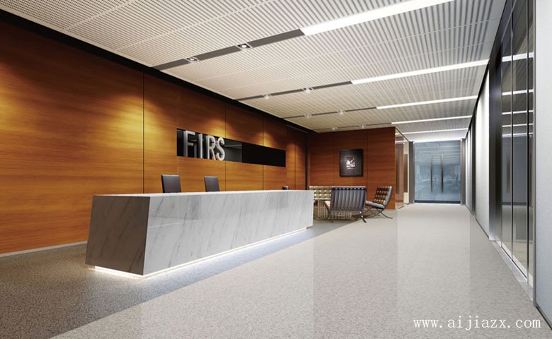 簡約時(shí)尚的辦公室裝修效果圖