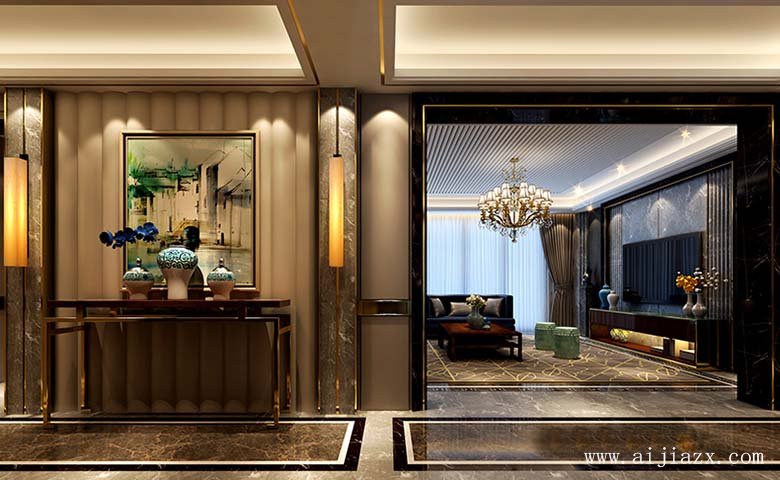 混搭風格大戶型玄關(guān)裝修效果圖