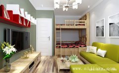 鄭州現(xiàn)代風(fēng)格裝修效果圖自然風(fēng)情無(wú)限的小戶(hù)型