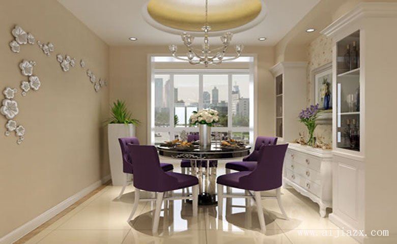 輕松舒適的現(xiàn)代簡(jiǎn)約風(fēng)格大戶型餐廳裝修效果圖