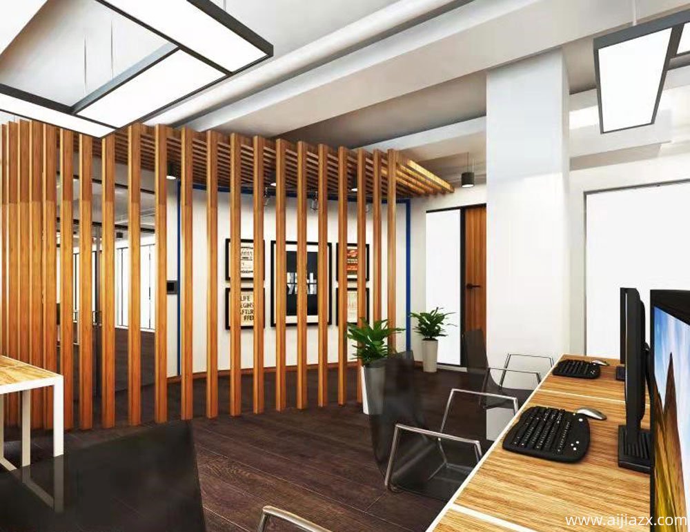 鄭州金水區(qū)800平方米辦公室設計裝修案例